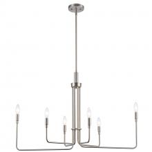 Trans Globe 11316 BN - 6LT CHAND-MODERN CANDLE-BN